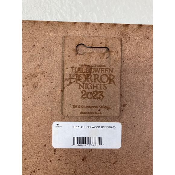 Universal Studios Halloween Horror‎ Nights 2023 HHN Chucky Good Guys Sign - Picture 8 of 10